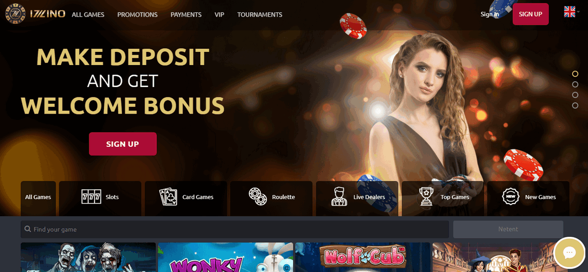 Izzzino Casino exclusive 25 no deposit free spins | WFCasino