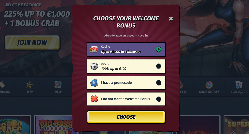 AllySpin Casino - Unlock the Adventure with 225% up to €1,000