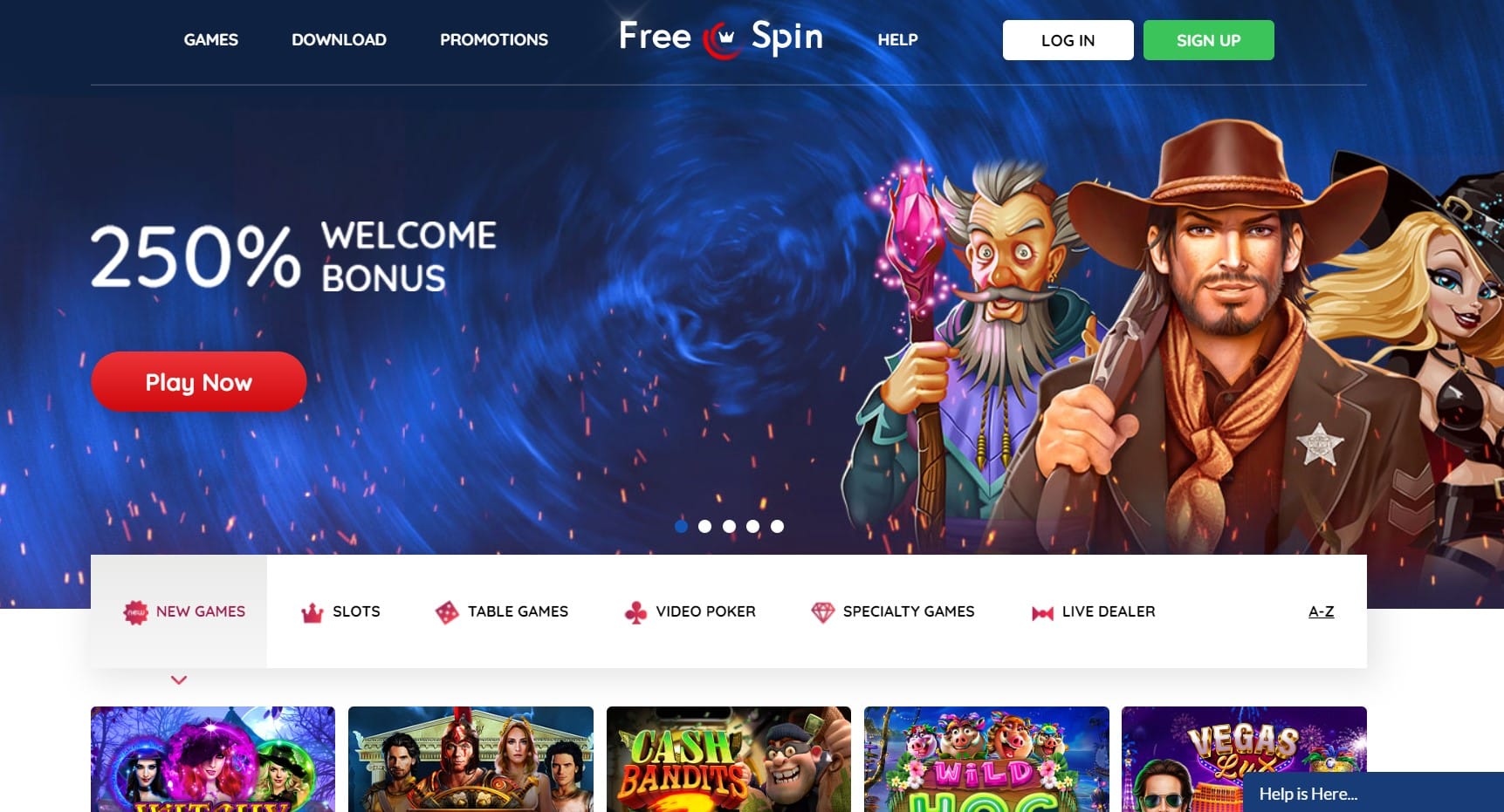 Free Spin Casino - Top Australian Casino with Great Welcome Bonus