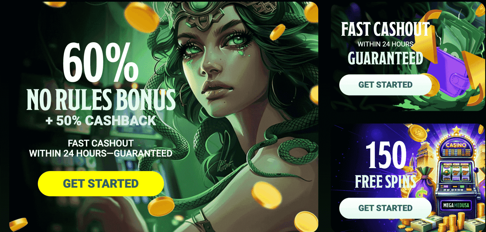 Mega Medusa Casino – Login