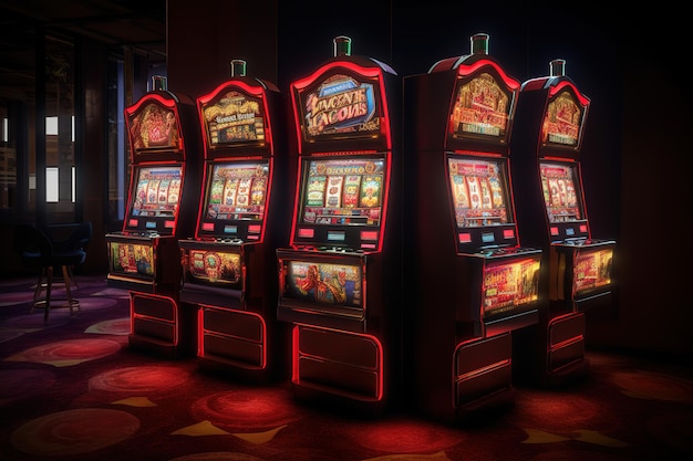 Casino slot machines | Premium AI-generated image