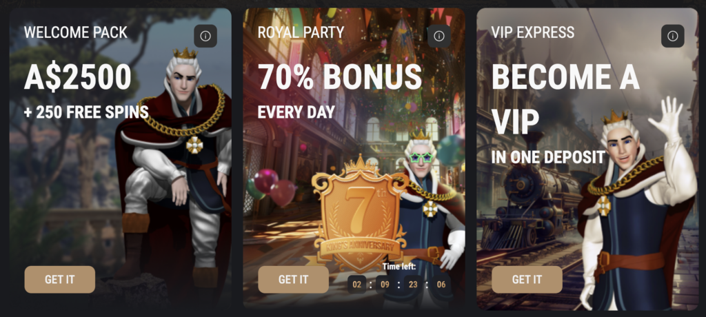 King Billy Casino: 50 Free Spins & No Deposit Bonus Code